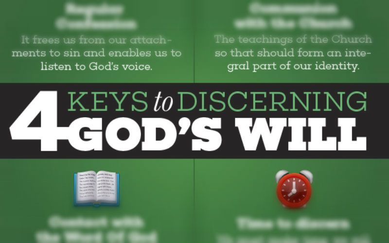 4 Keys to Discerning God's Will, In One Infographic