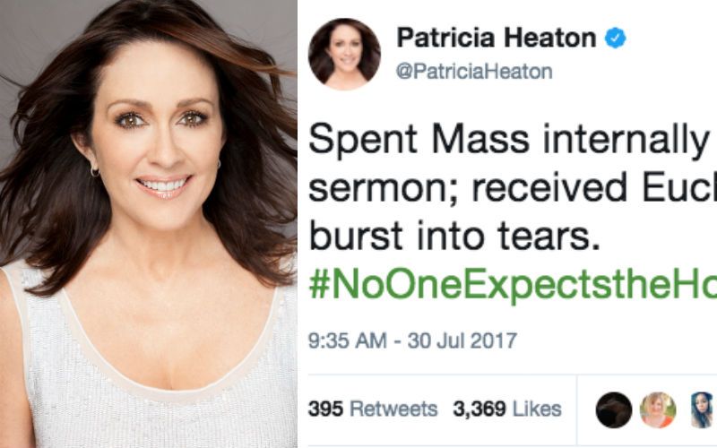 Actress Patricia Heaton Shares Spiritual Experience from Eucharist at Mass
