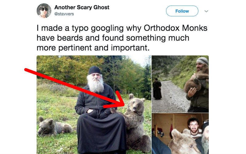 Meant to Google "Orthodox Monks Beards," Found Something FAR More Interesting