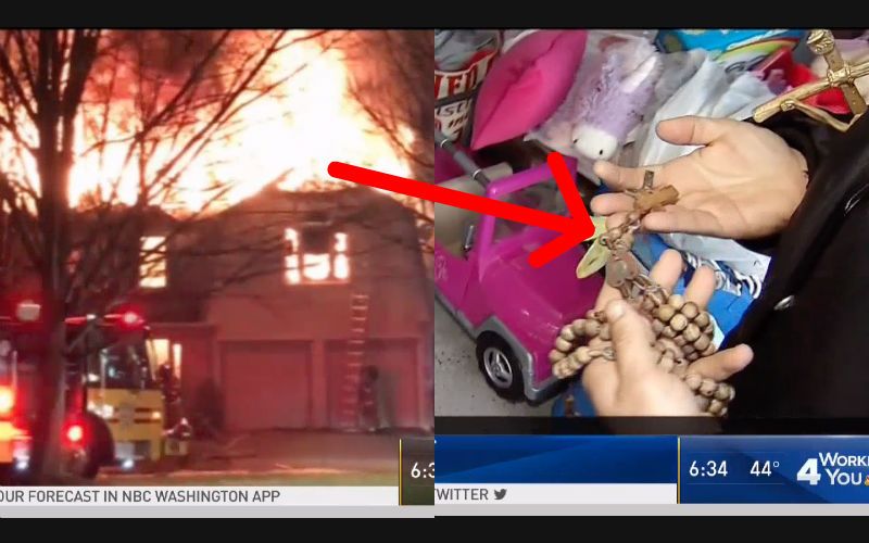 Rosary Miraculously the Only Thing to Survive This Family's House Fire
