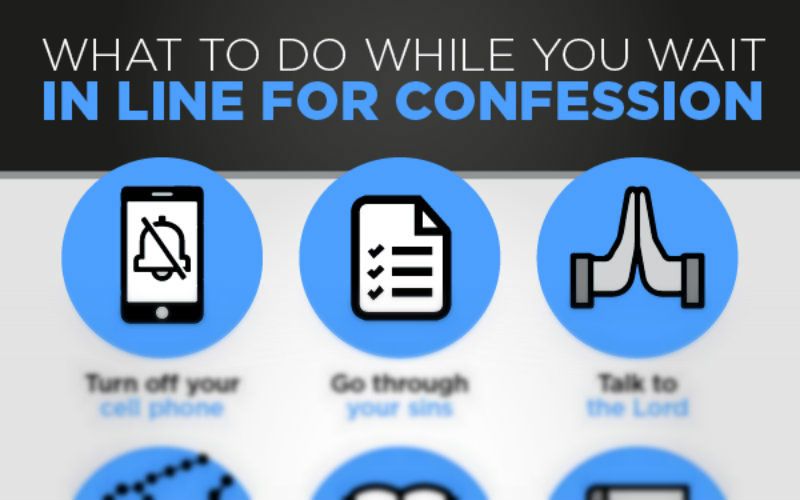 6 Things You Should Do While You're Waiting in Line for Confession