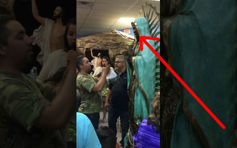 Miracle Statue of Our Lady of Guadalupe is Crying Tears in New Mexico (See the Video!)