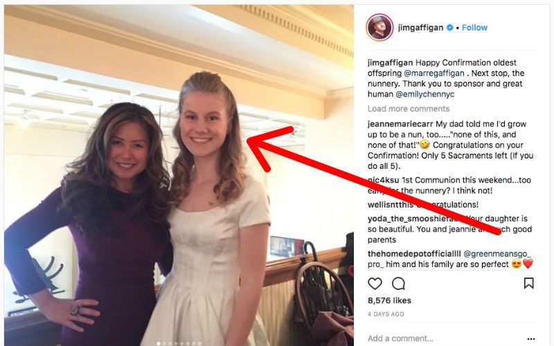 Jim Gaffigan Celebrates Daughter's Confirmation on Social Media (With Picture!)