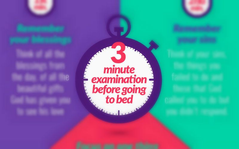 The 3 Minute Examination Every Catholic Should Do Before Bed, In One Simple Infographic