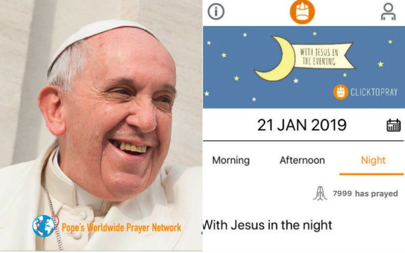 Pray With Pope Francis on the New "Click to Pray" App--Preview it Here!