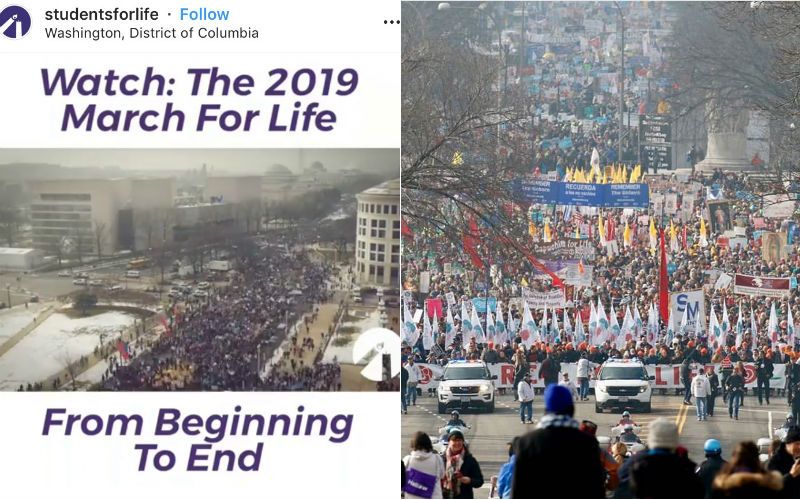 Amazing! Watch the March for Life from Beginning to End in a One-Minute Time Lapse!