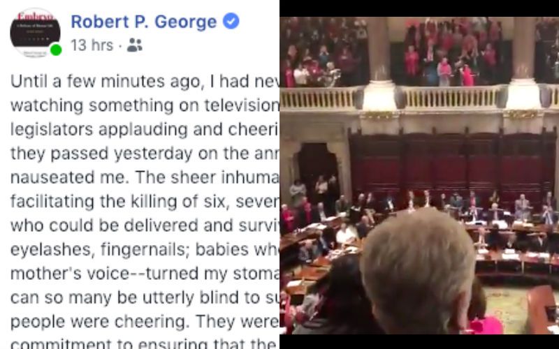 "The Sheer Inhumanity": This Prof's Powerful Response to Viral Video of Lawmakers Cheering Abortion