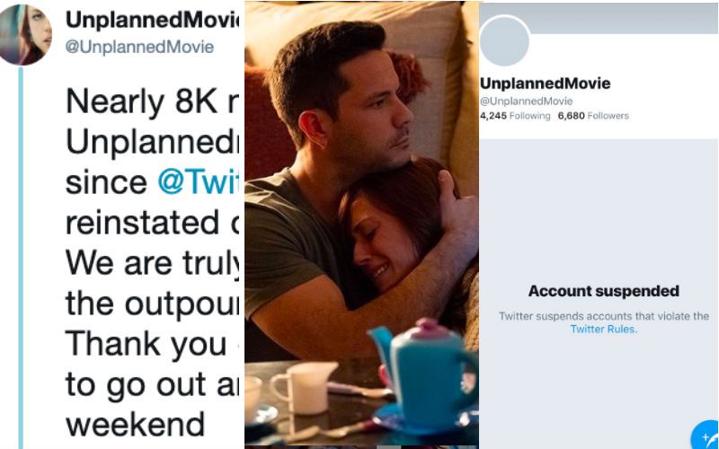 Twitter Suspends "Unplanned" Movie Account, Backfiring Even More Support