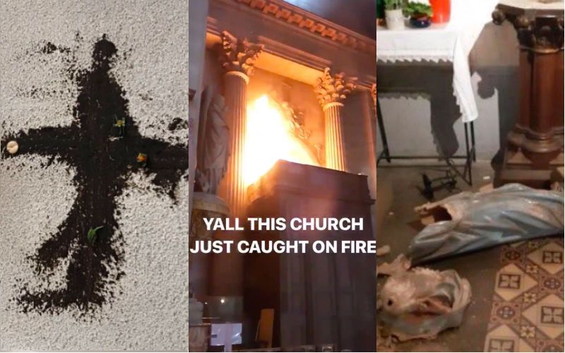 Vandals Desecrate 12 French Catholic Churches: "Reflection of a Sick Civilization"