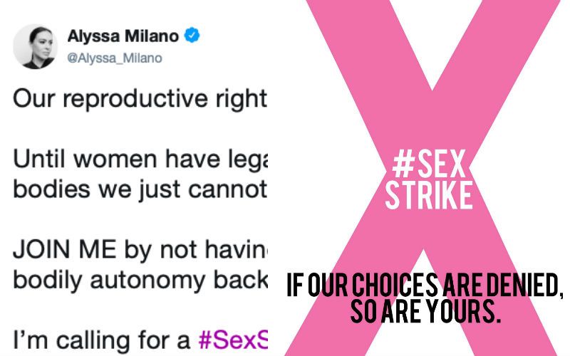 Alyssa Milano Calls for "Sex Strike" & Pro-Lifers Gloriously Responded