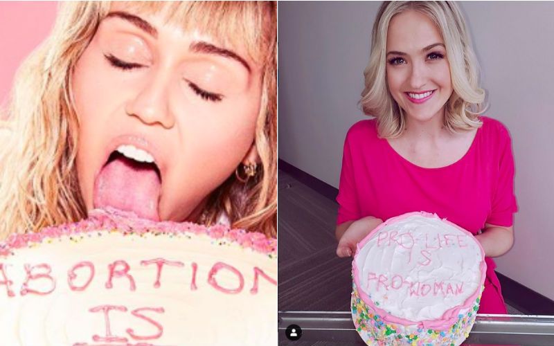 Miley Cyrus Posts Grotesque Abortion Cake Photo & Here's How Pro-Lifers Responded