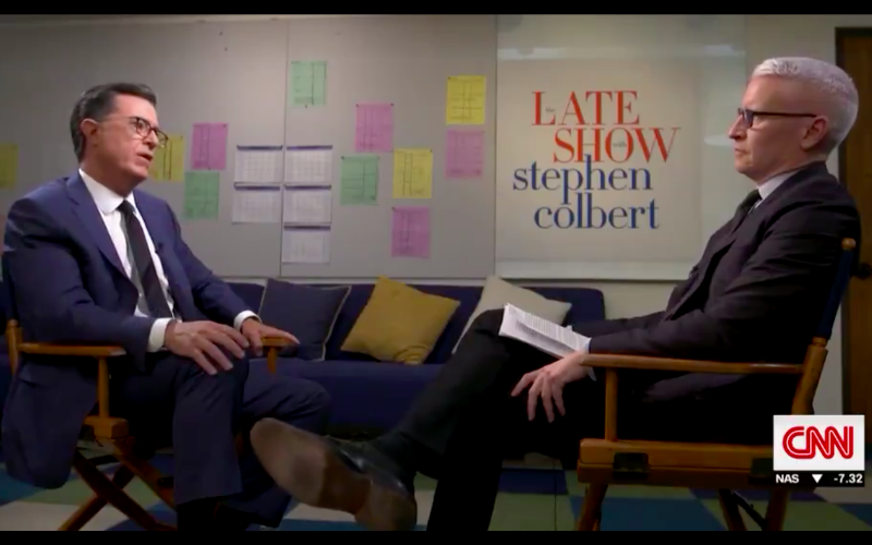Stephen Colbert Says the Sacrifice of Christ is "The Great Gift" in Powerful CNN Interview