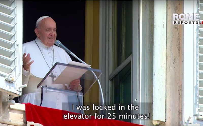 When Pope Francis Got Stuck in a Vatican Elevator
