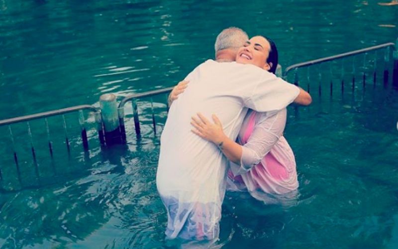 Singer Demi Lovato is Baptized in the Jordan River: "I’ve Never Felt More Renewed in My Life"