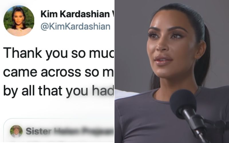 Kim Kardashian Thanks Catholic Nun on Twitter: I "Was Moved" By Your Messages
