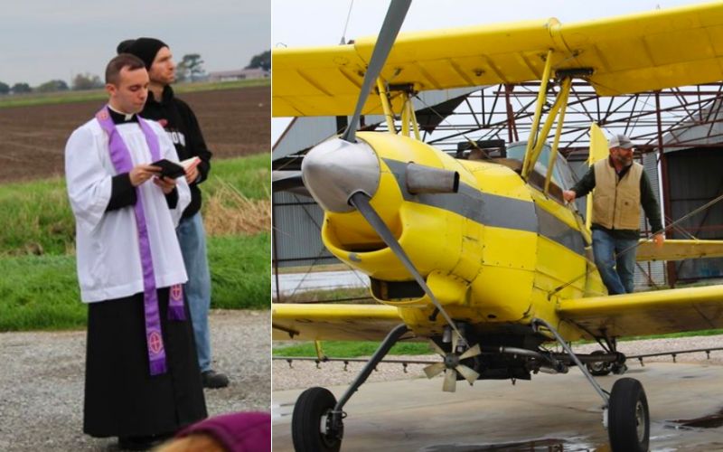 100 Gallons of Holy Water Blesses Town Via Crop Dusting Plane in Louisiana