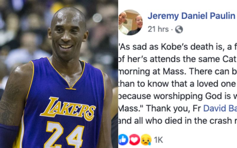 Priest Reveals Kobe Bryant Attended Mass the Morning of His Death