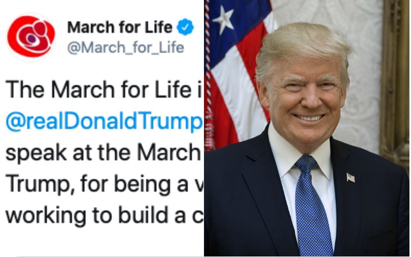 Donald Trump to Make March for Life History as First President to Speak in-Person at Rally: "We Are Deeply Honored"