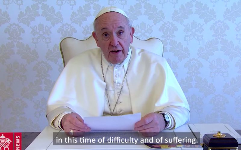 Pope Francis' Holy Week Encouragement Amid Pandemic Difficulty: "Hope Does Not Disappoint"