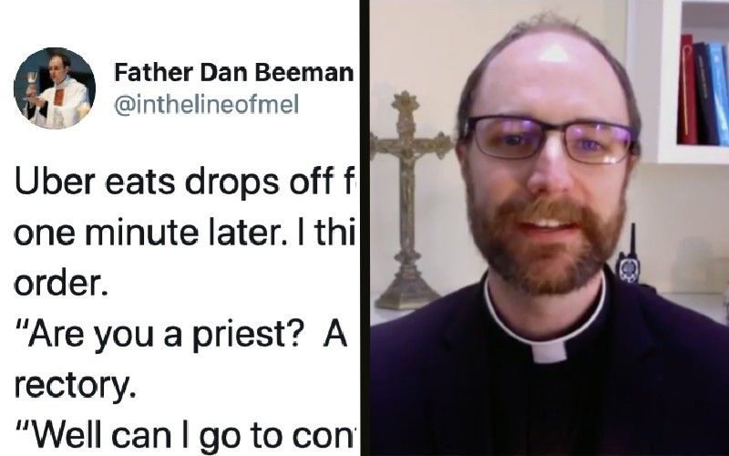 "Are You a Priest?": Uber Eats Driver Ends Delivery in Confession, Priest Reveals in Viral Tweet