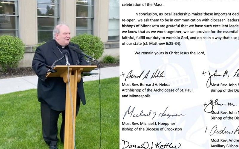 Minnesota Bishops Defy Governor's Orders, Resume Public Masses: "We Need to Be Treated Equally"