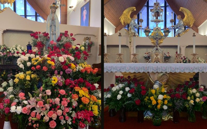 "It Exploded!": EWTN Chapel Receives Thousands of Roses After Priests Request Mary Garden
