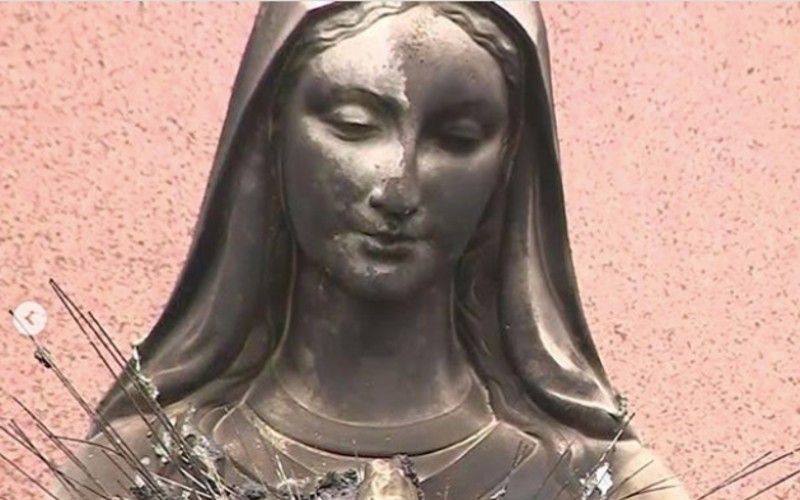Vandals Set Fire to 75-Year-Old Statue of Our Lady at Boston Parish