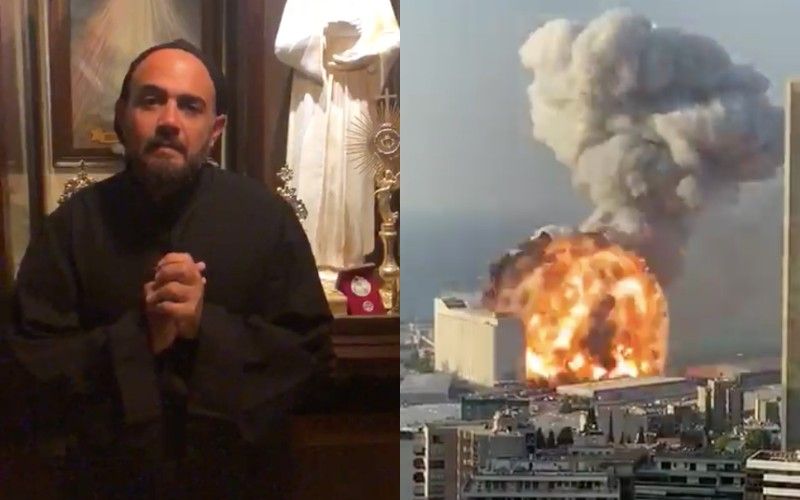 Lebanese Priest Calls For Prayer After Deadly Beirut Explosion: "Support Us With Your Prayers"