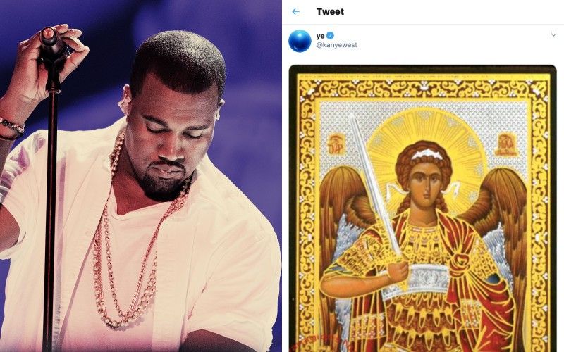 Kanye West Posts St. Michael, Our Lady, the Apostles & Other Christian Icons in Tweet Storm