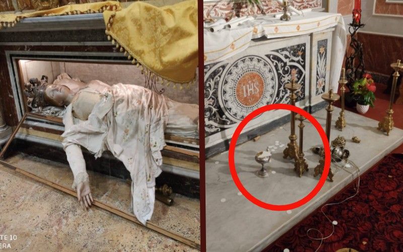 Eucharist & Sacred Art Desecrated, Church Robbed in Horrific Attack at Catholic Parish in Italy