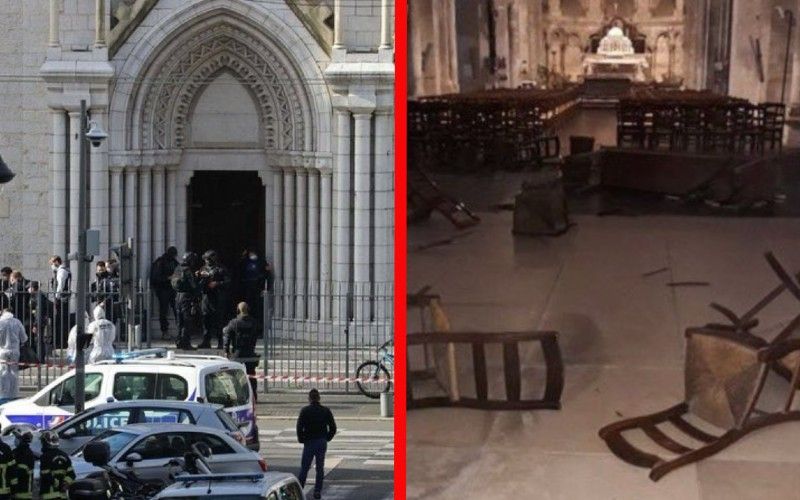 3 Stabbed, Killed Inside Notre Dame Basilica in France in "Barbaric" Terrorist Attack