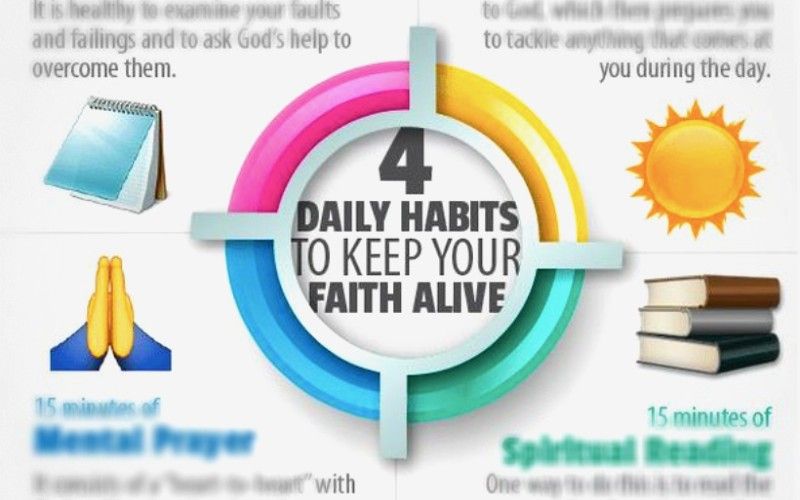 4 Daily Prayer Habits for Keeping Your Faith Alive, In One Great Infographic