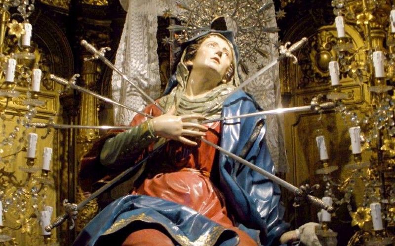 our lady of sorrows, father chad ripperger, exorcist, seven sorrows of mary, mater dolorosa, sorrowful mother
