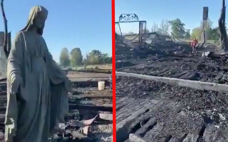 Home Fire in Chile Destroys Everything But Our Lady Statue, Which Remains Perfectly Intact
