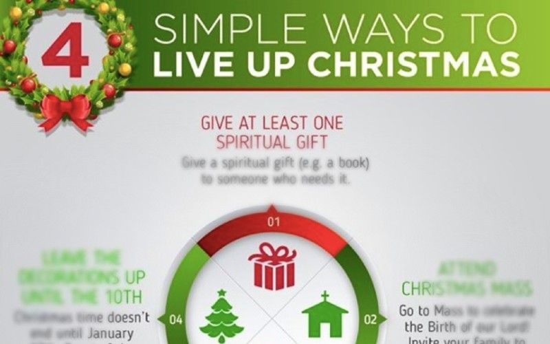 4 Simple Ways to 'Live Up' Your Christmas Season, in One Festive Infographic