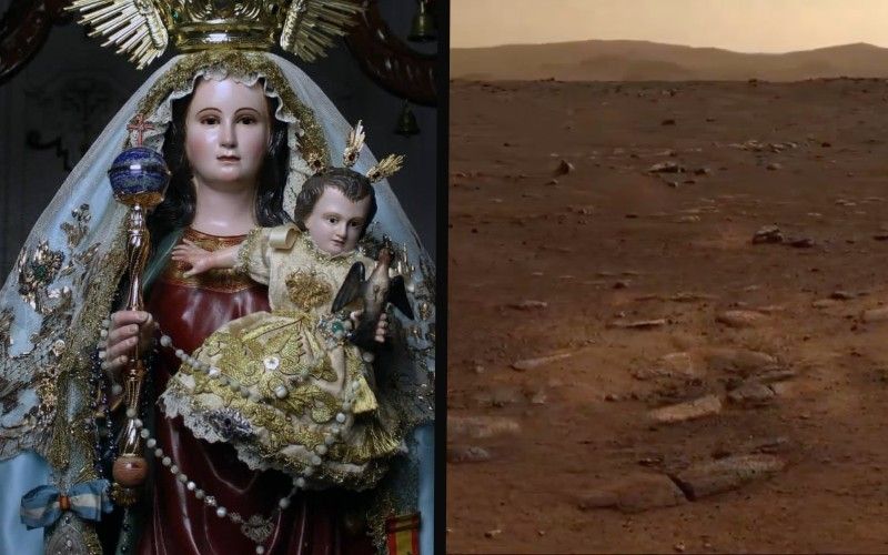 How NASA Sent the Virgin Mary to Mars in 2021