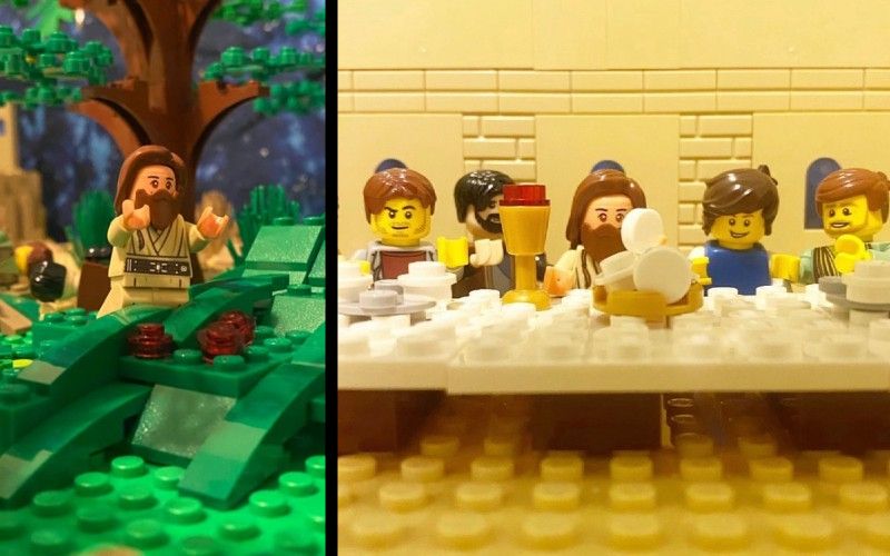 So Cool! Priest Builds Epic Lego Creations of Jesus through Holy Week