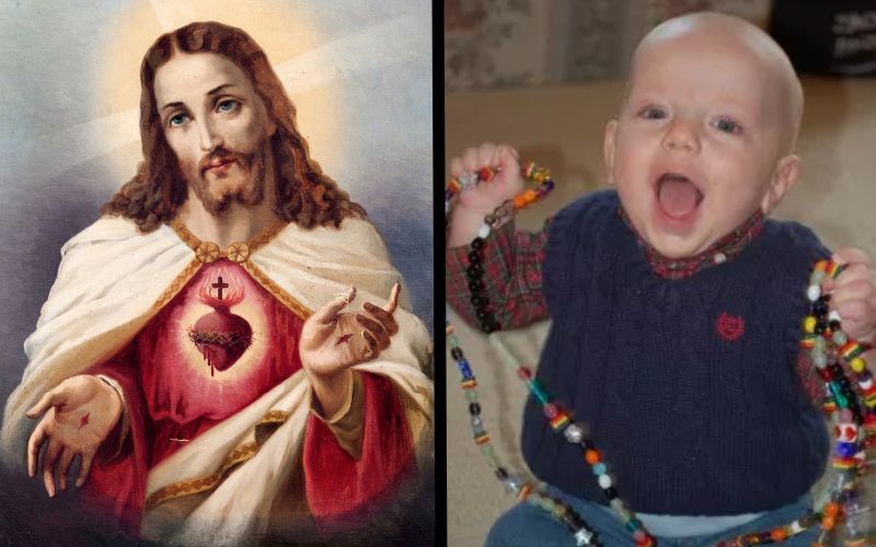 Baby Needed Emergency Heart Transplant & Our Lady Appeared with the Sacred Heart of Jesus