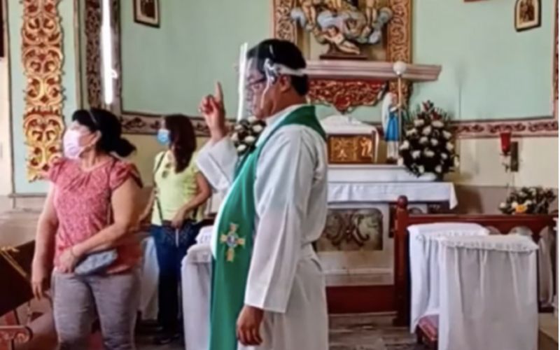 Shooting Interrupts Mass in Mexico, Caught on Parish Livestream (Viral Video Inside)