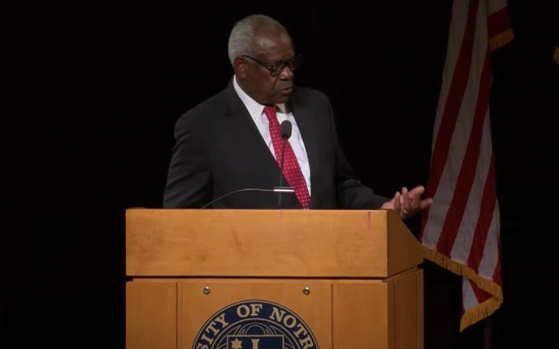 Justice Clarence Thomas Reveals His Favorite Catholic Prayer for Sanctity in Notre Dame Speech