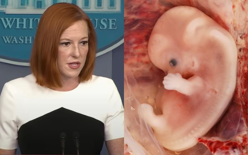 White House Reporter Asks Jen Psaki for "Hail Mary" Intervention to Protect Abortion in Texas
