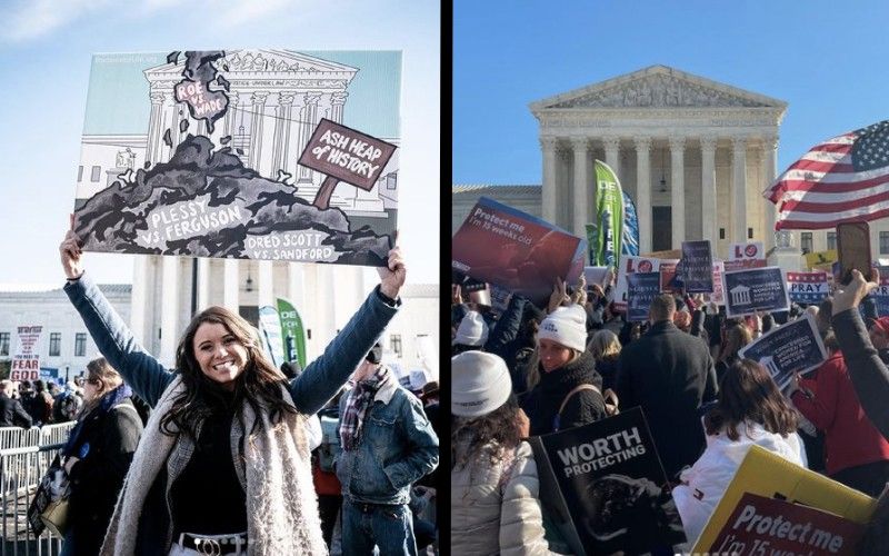 Massive Crowds Rallied for Life Outside Supreme Court Amid Historic Abortion Hearing