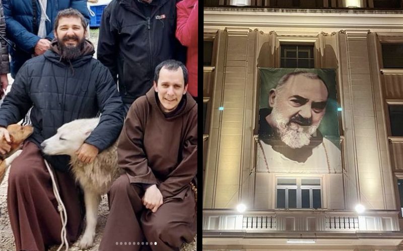 Transformers Actor Shia LaBeouf Goes on Pilgrimage With Franciscans, Visits Padre Pio's Friary