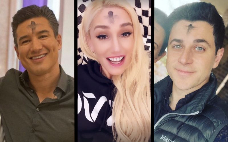 Catholic Celebrities Show Off Their Ashes in Inspirational Lenten Instagram Posts