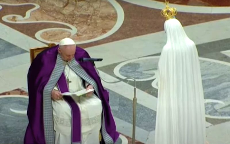 Watch: Pope Francis Consecrates Russia, Ukraine to the Immaculate Heart of Mary