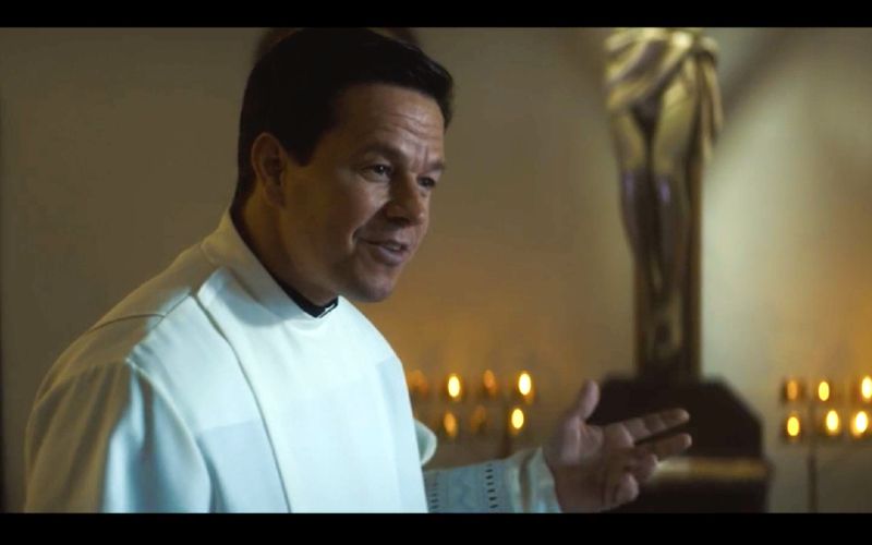 Mark Wahlberg Gives Homily in Mass as 'Father Stu' in Exclusive Movie Sneak Peek
