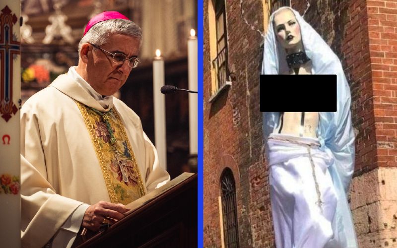 "I Am Shocked": Italian Bishop Laments Horrific Blasphemy of Our Lady in Pride Parade