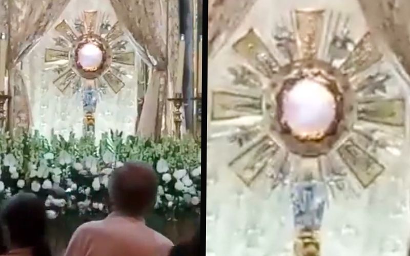 Eucharistic Host Allegedly Beats Like Human Heart in Miraculous Viral Video