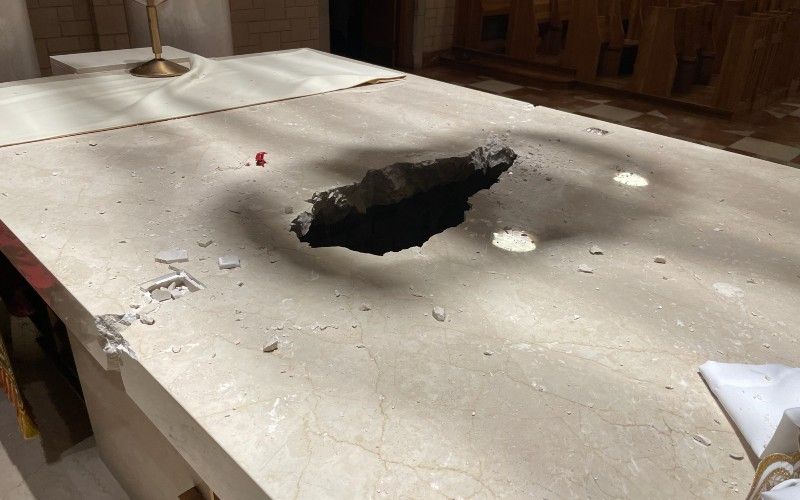 Benedictine Abbey Attacked in Arkansas - Altar Smashed, Relics Stolen (Pictures Inside)