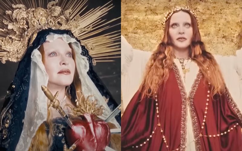 Singer Madonna Mocks Our Lady, the Eucharist, & Babies in Satanic Vanity Fair Spread